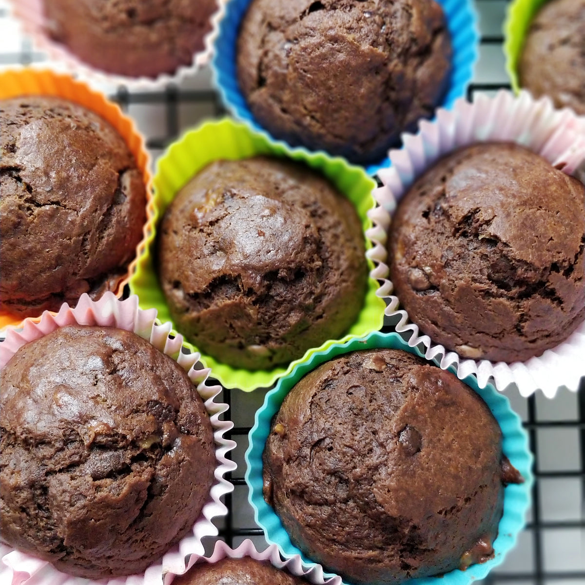 Healthy Chocolate Banana Muffins – vanillamummy.com