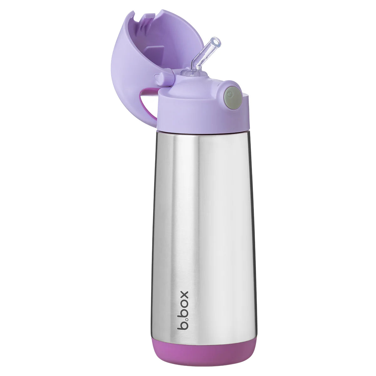 b.box Insulated Straw Bottle 500ml – Sugar Plum
