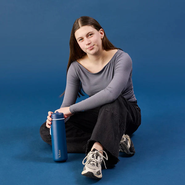 b.box 690mL Insulated Flip Top Bottle - lilac love