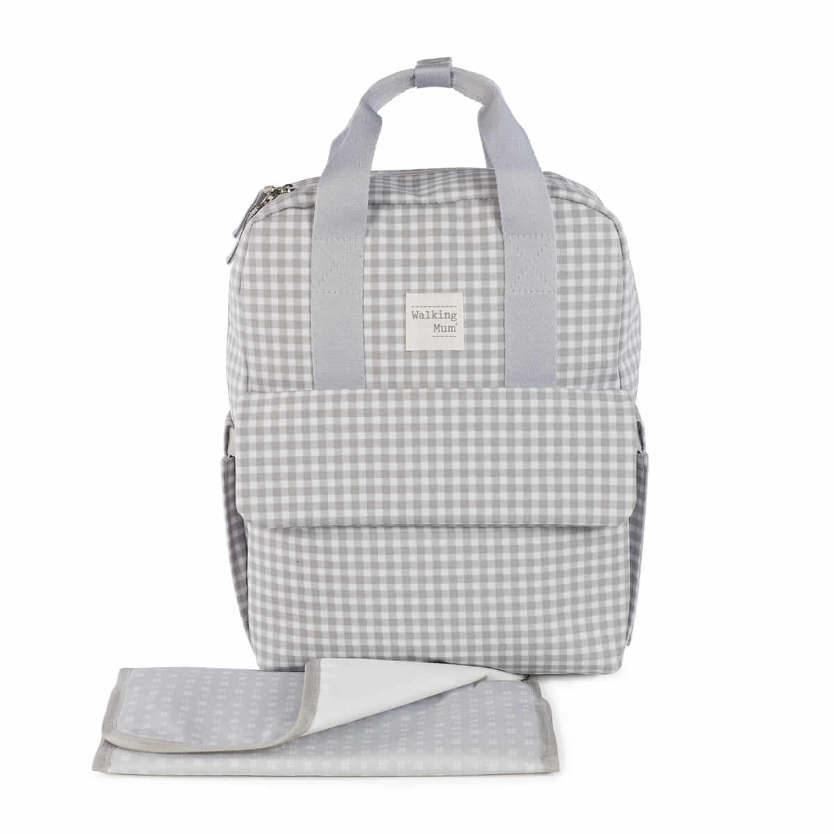 Walking Mum Rucksack I Love Vichy GREY vanillamummy