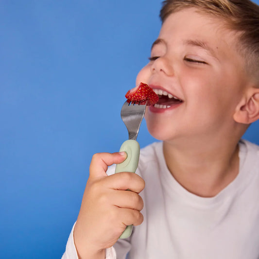 b.box jnr cutlery trio - sage