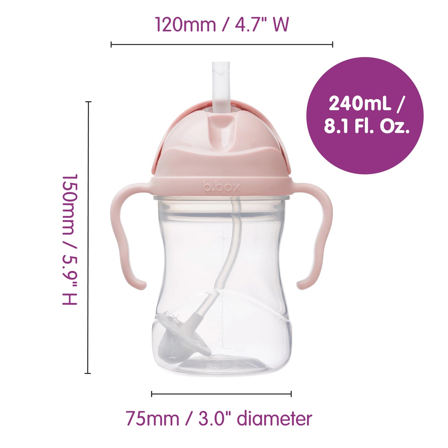 b.box Sippy Cup - Latte
