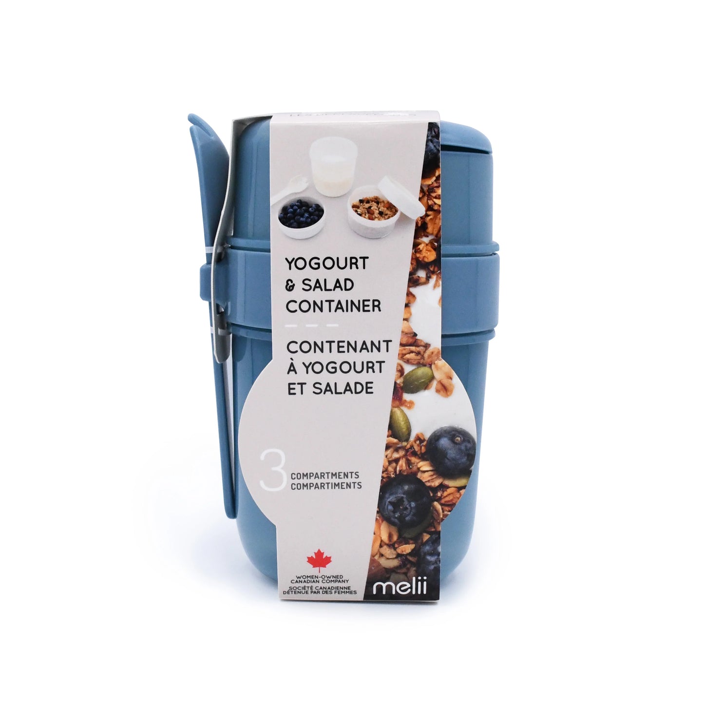 Melii Yoghurt & Salad Container - Slate
