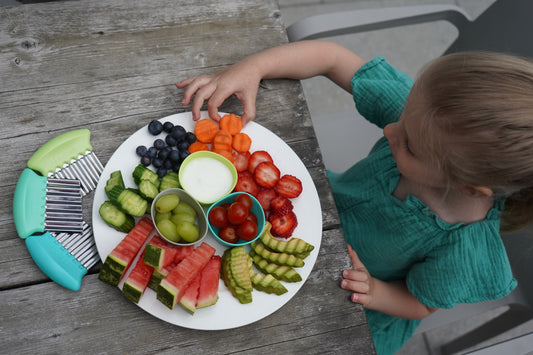 Melii Crinkle Cutters - Blue/Green/Mint