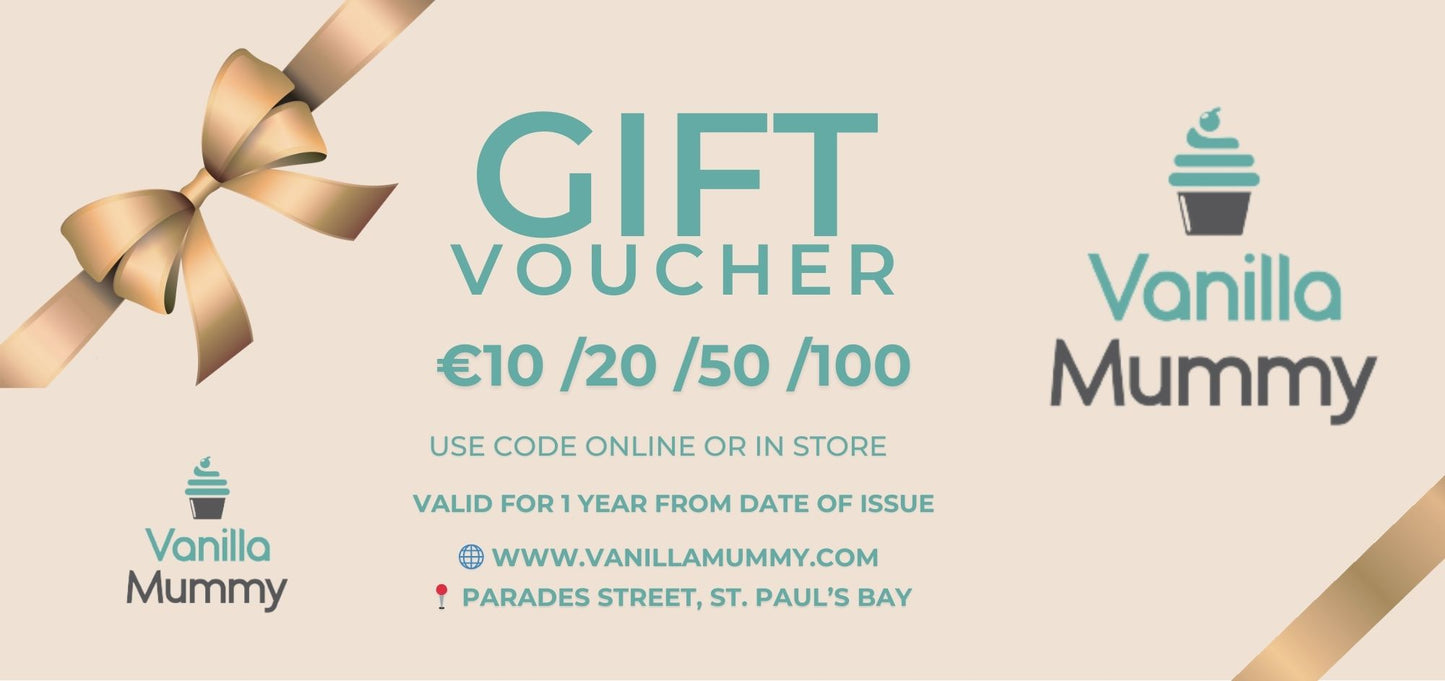 Gift Voucher from Vanilla Mummy