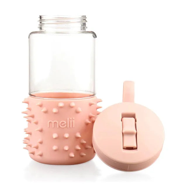 melii Spikey Water Bottle Straw Bottle Children's Straw Cup Sensory  Integration Training Water Bottle Food Grade