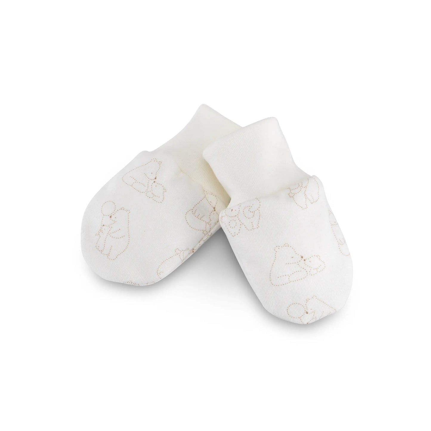 Organic Cotton Newborn Gloves - Full Print