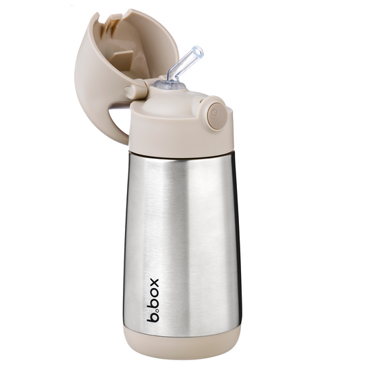 b.box Insulated Straw Bottle 350ml – Latte