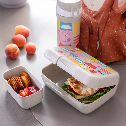 Lunch box CANDY L PEPPA PIG - Sand