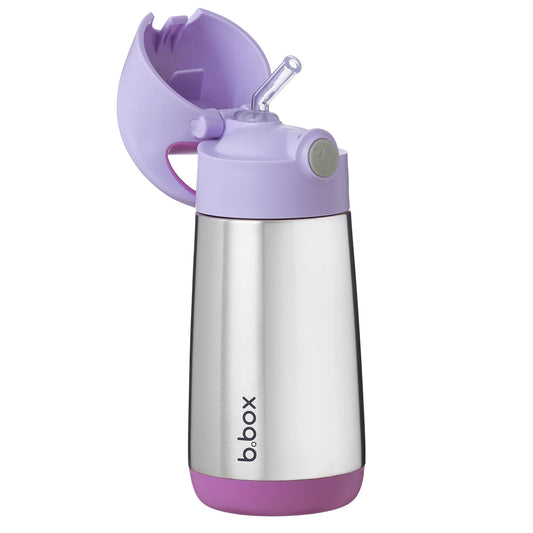 b.box Insulated Straw Bottle 350ml – Sugar Plum