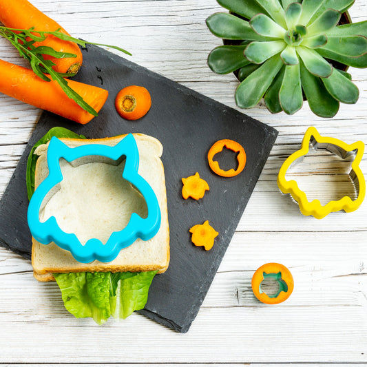 Stainless steel Sandwich Cutter Owls - set of 3