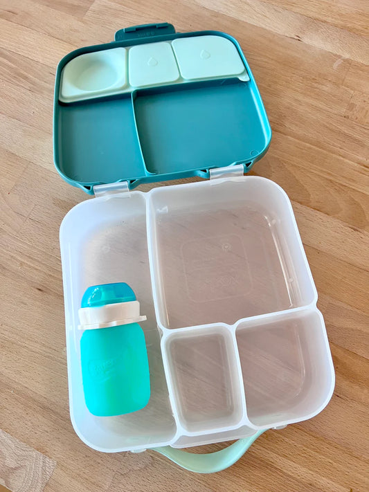 Squeasy Snacker Mini 100ml - reusable pouch blue