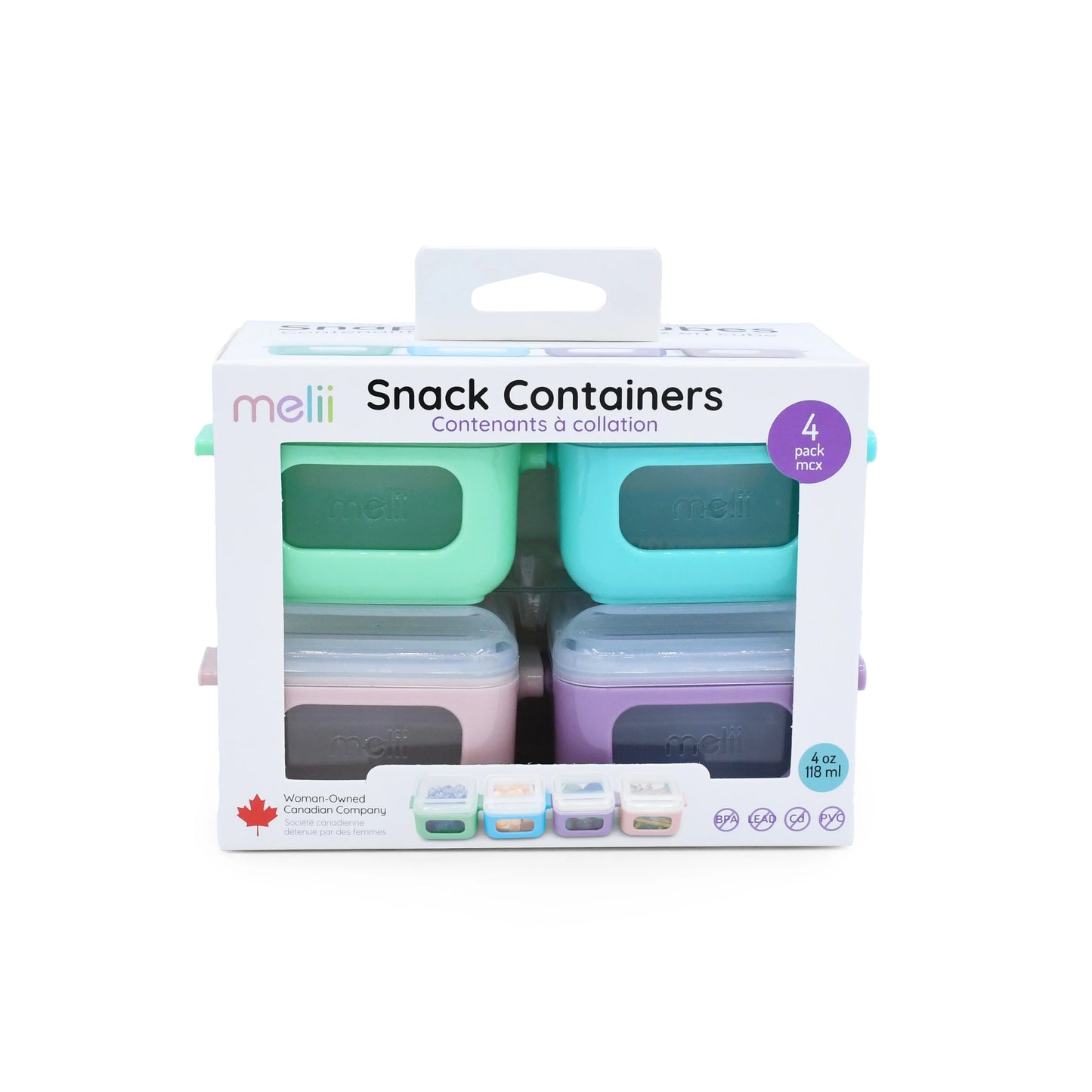 Melii Snap & Go Cubes 4oz (set of 4)