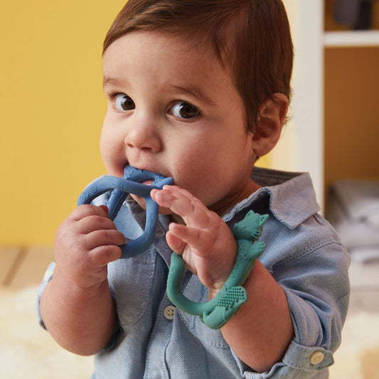 b.box Wrist Teether - Lullaby Blue