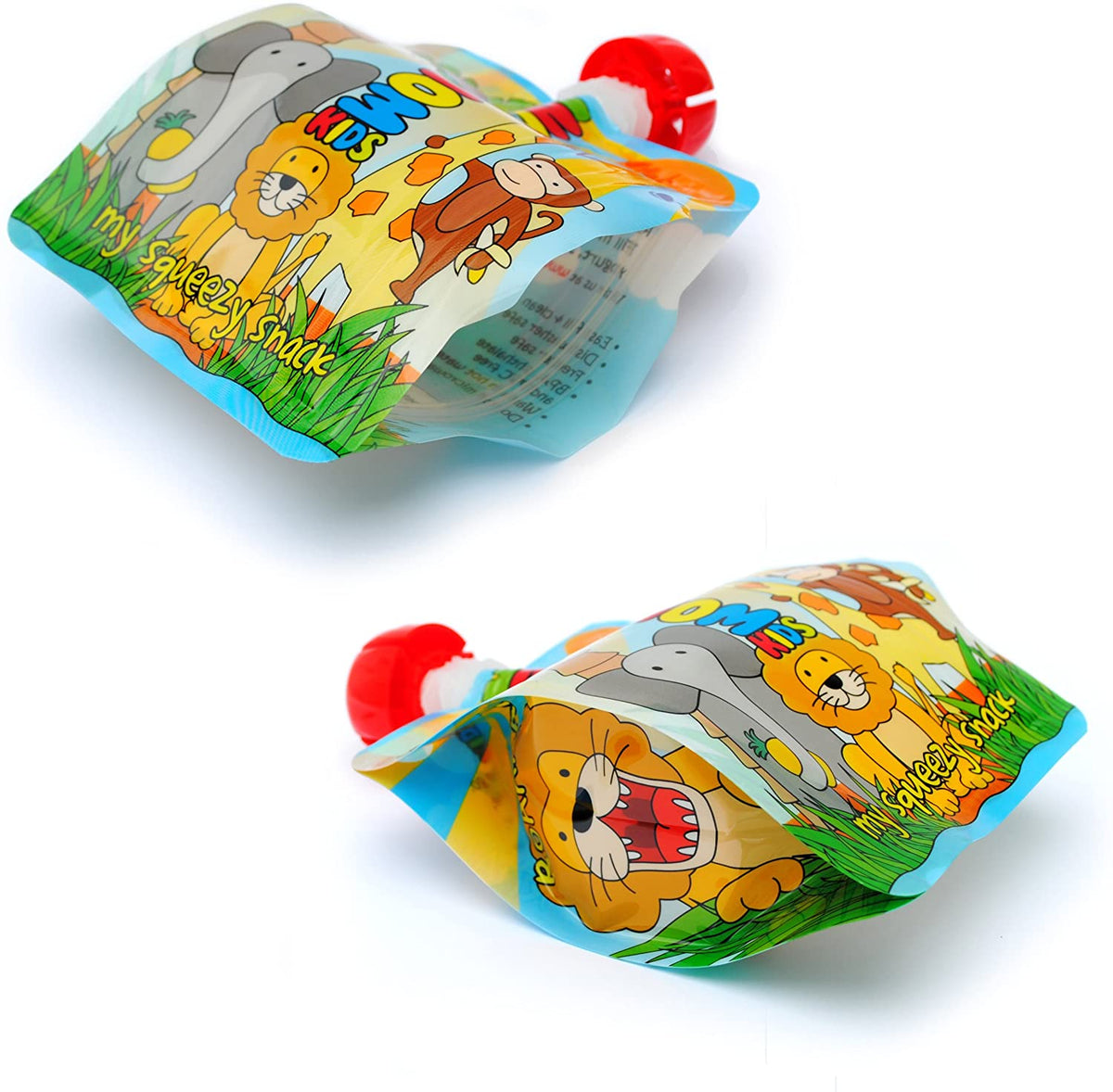 10 Reusable snack bags by Nom Nom Kids, Nom Nom Kids