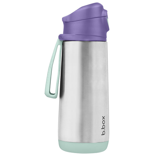 b.box Insulated Spout Bottle 500ml - Lilac Pop