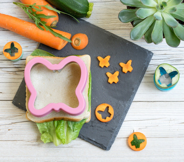 Stainless steel Sandwich Cutter Butterfly - set of 3