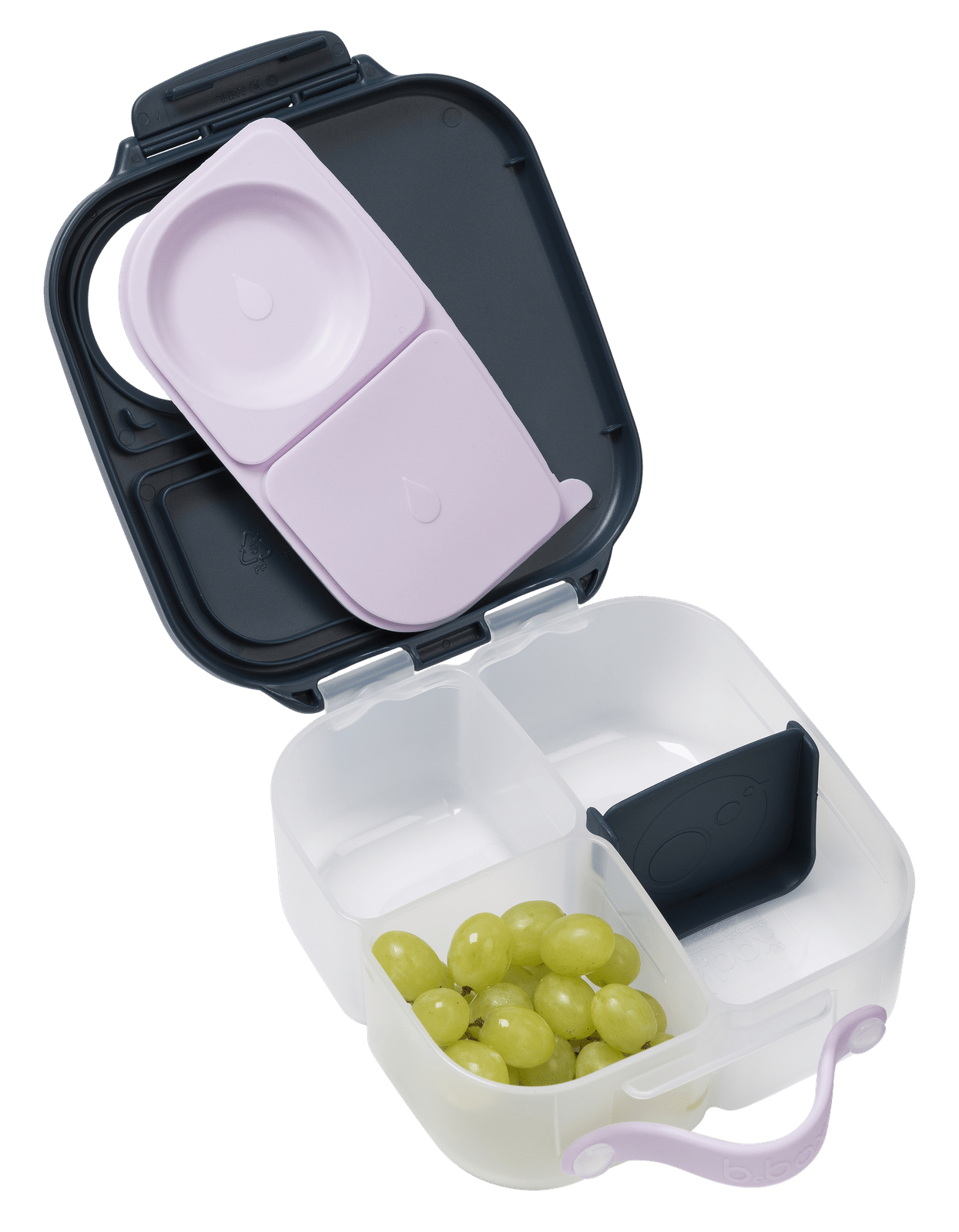 b.box mini lunchbox indigo rose