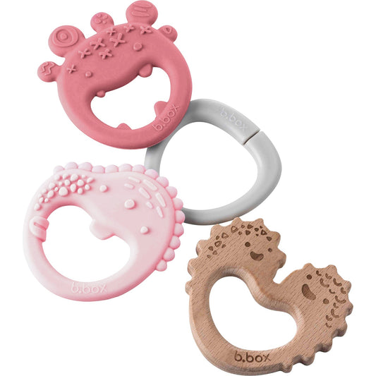 b.box Trio Teether - Blush