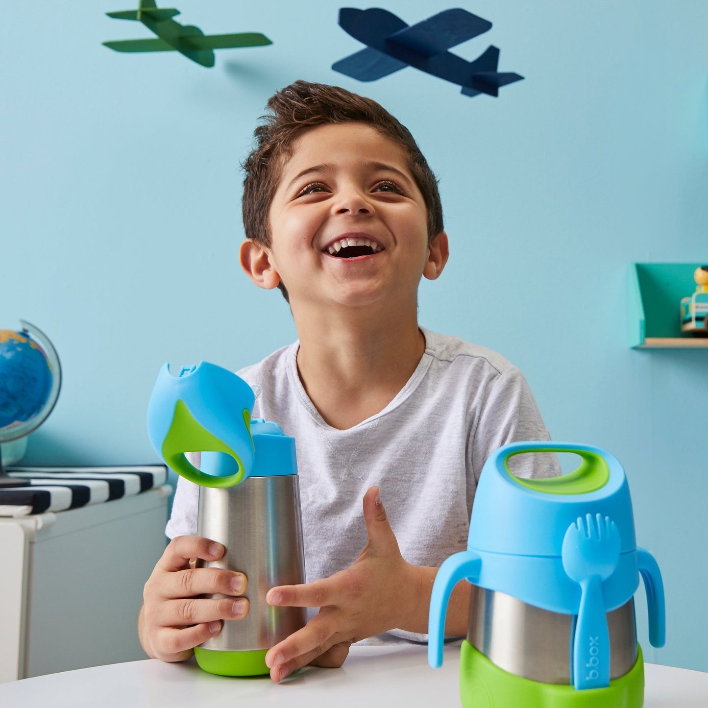 b.box Insulated Straw Bottle - 350ml – Ocean Breeze