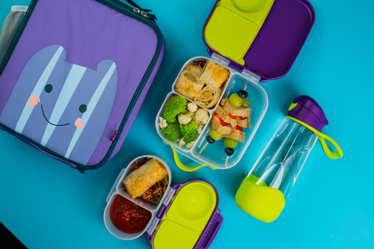 Preparing packed lunches in Summer