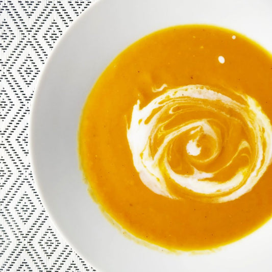 Pumpkin and sweet potato soup