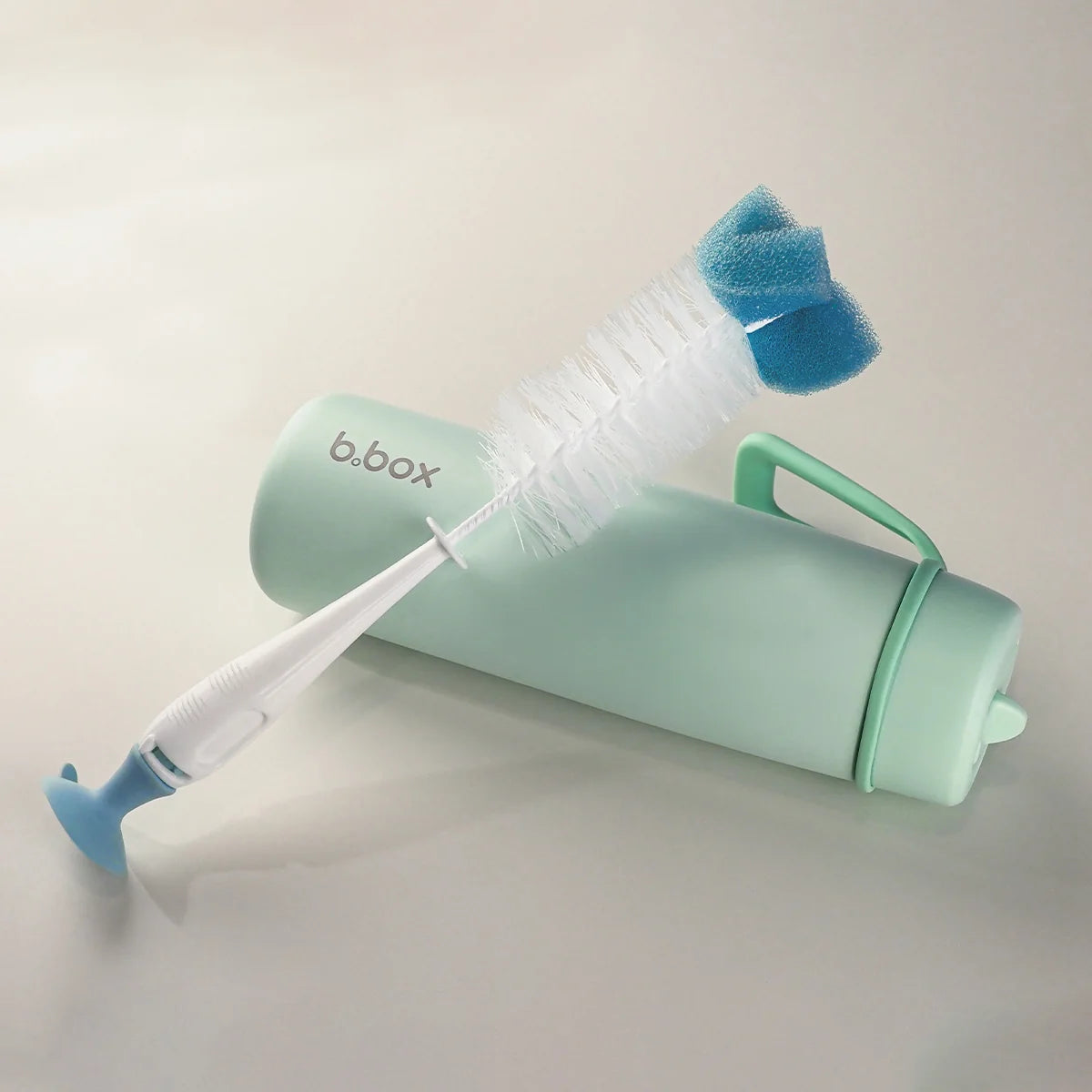b.box 2 in 1 bottle brush - blush