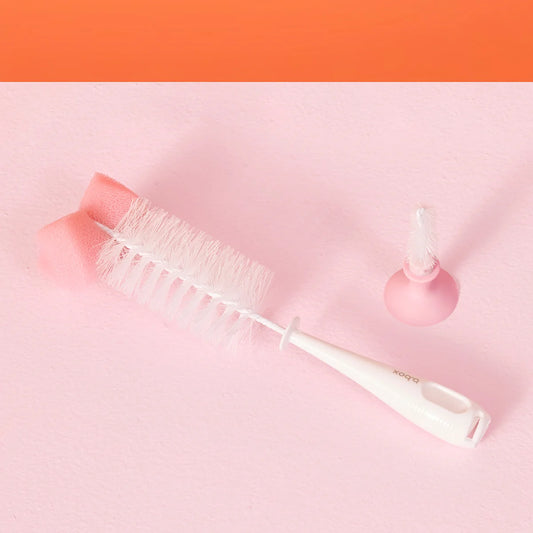 b.box 2 in 1 bottle brush - blush