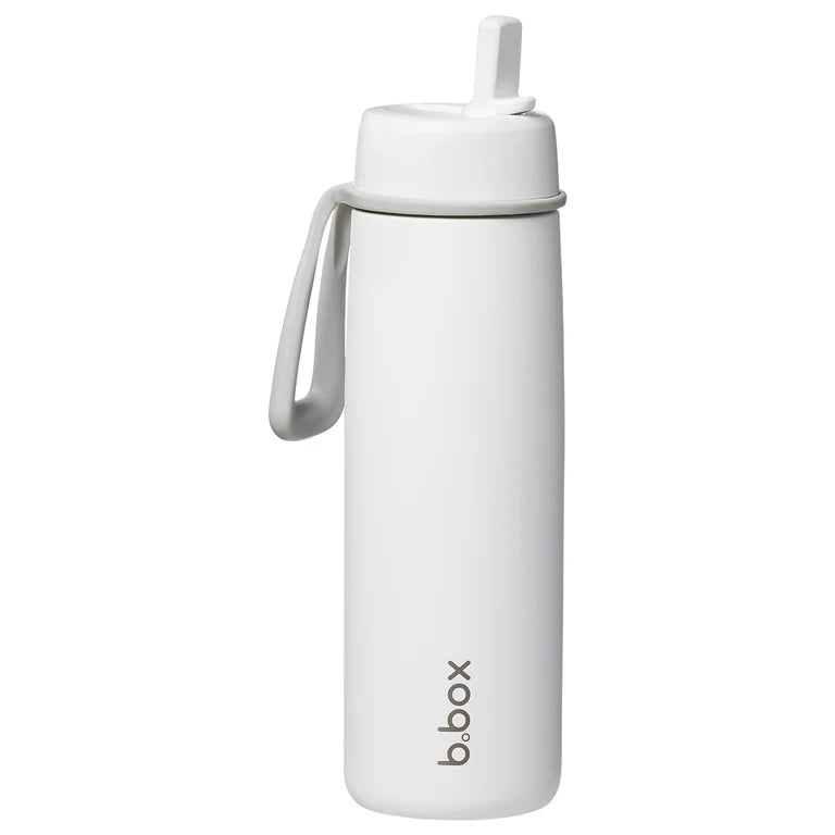 b.box 690mL Insulated Flip Top Bottle - white out