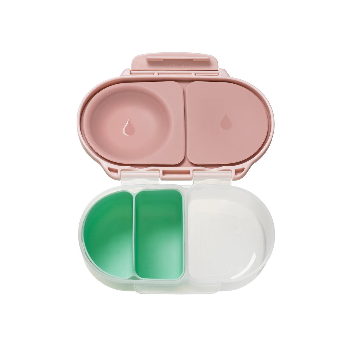 b.box silicone bento buddy - snackbox - berry