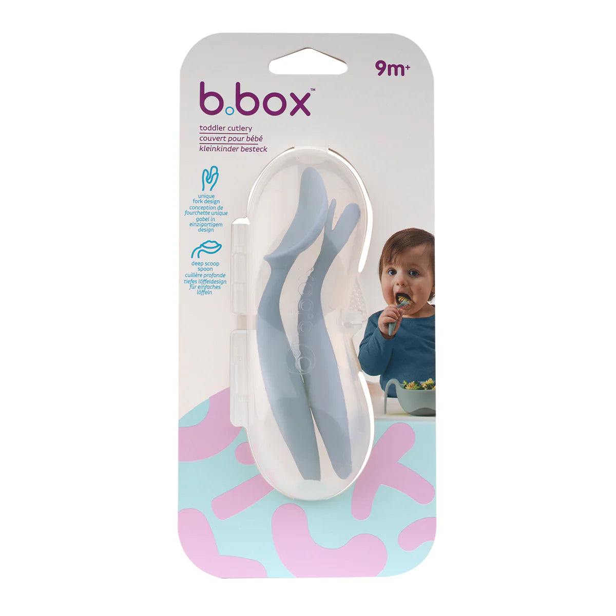 b.box Toddler Cutlery Set - Ocean