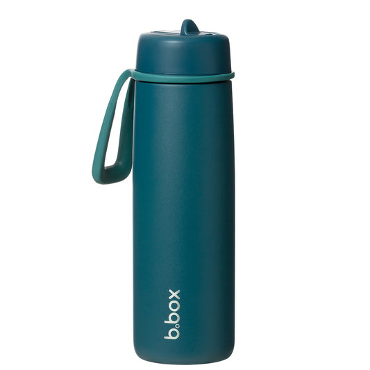 b.box 690mL Insulated Flip Top Bottle - sea glass