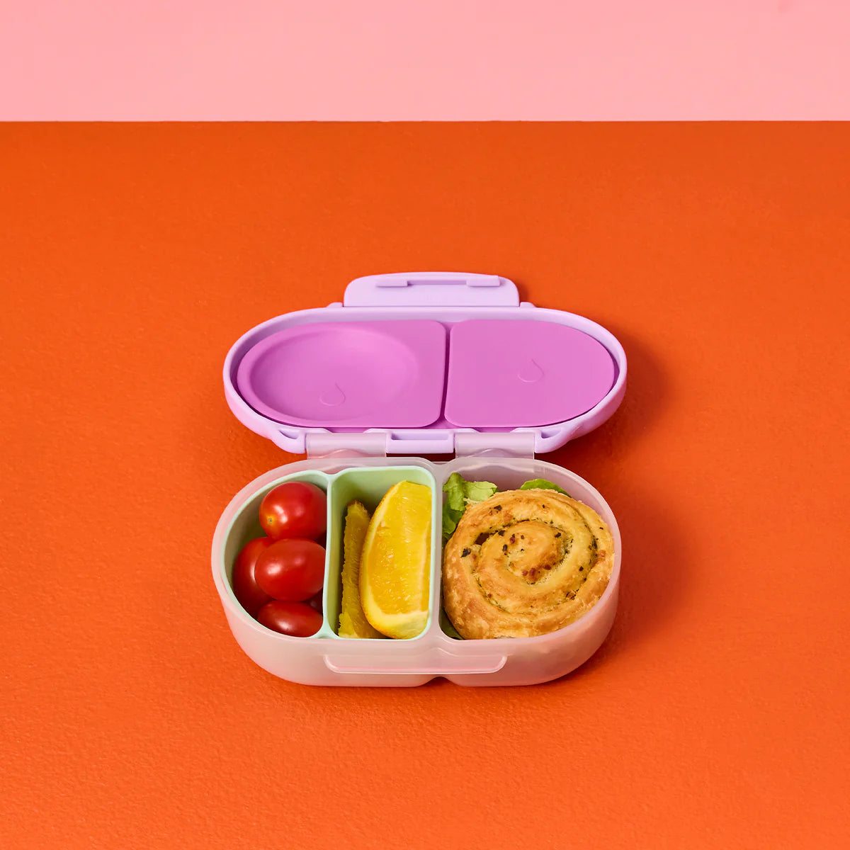 b.box silicone bento buddy - snackbox - forest