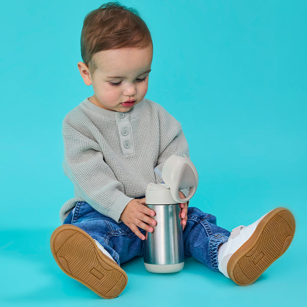 b.box Insulated Straw Bottle 350ml – Latte