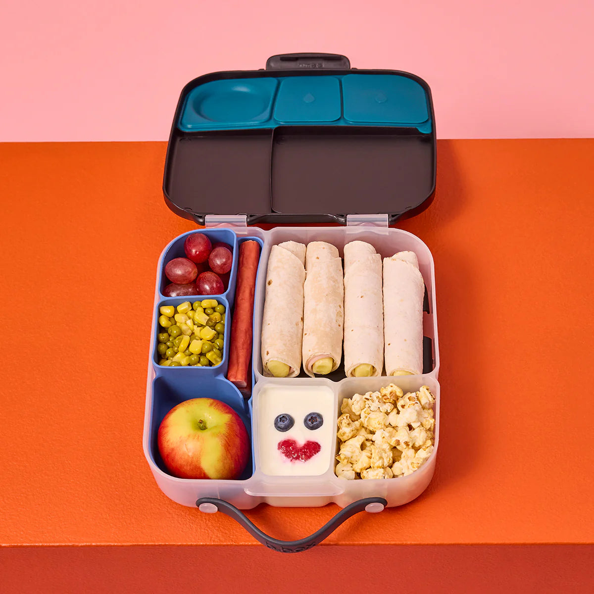 b.box silicone bento tray - lunchbox - ocean
