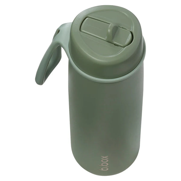 b.box 690mL Insulated Flip Top Bottle - olive