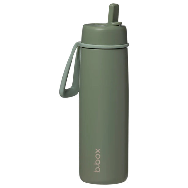 b.box 690mL Insulated Flip Top Bottle - olive