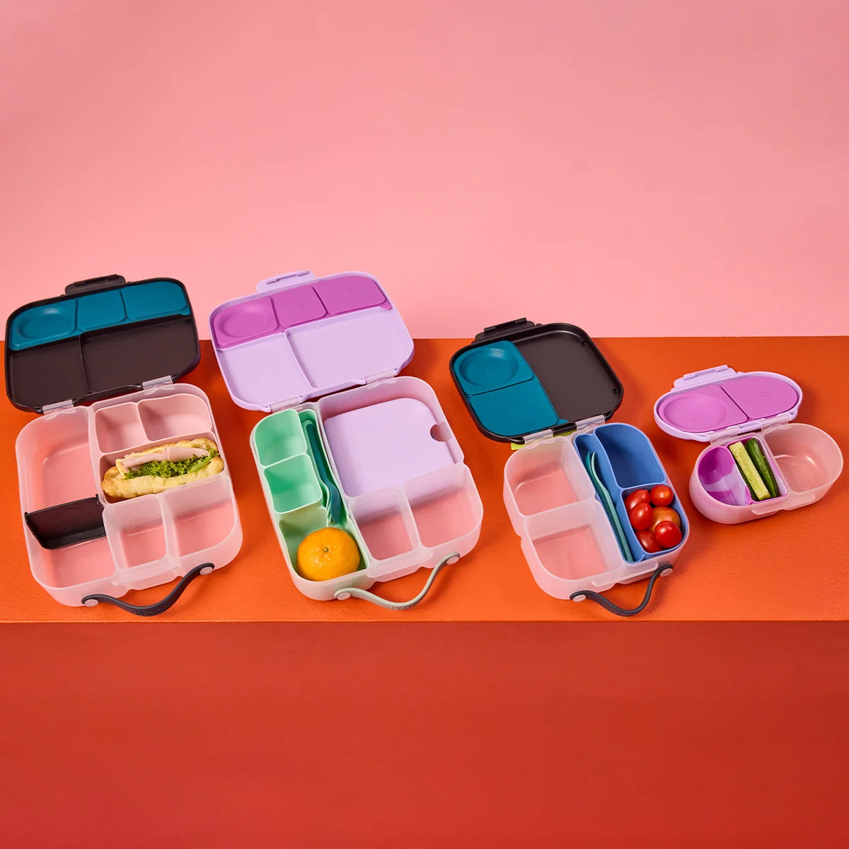 b.box silicone bento tray - lunchbox - ocean