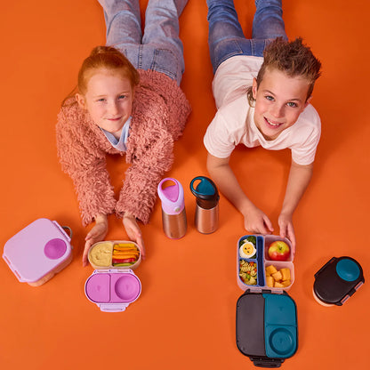 b.box silicone bento tray - mini lunchbox - ocean
