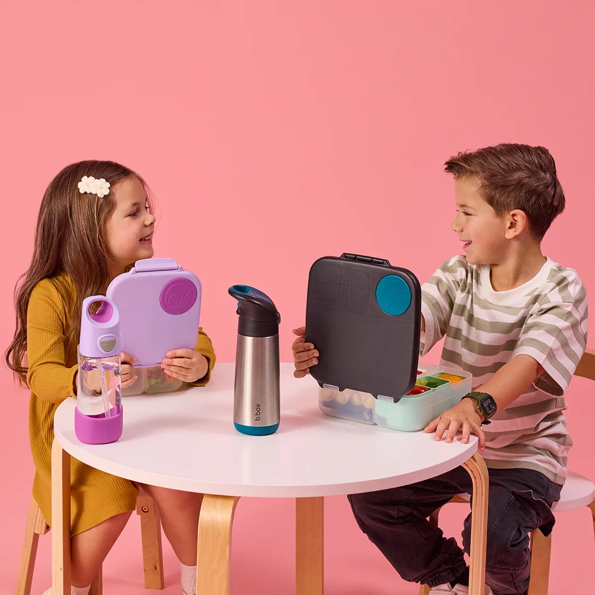 b.box silicone bento tray - lunchbox - ocean