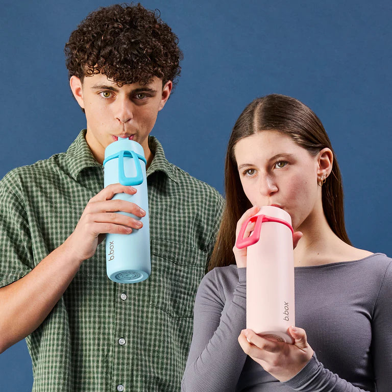 b.box 690mL Insulated Flip Top Bottle - pink paradise
