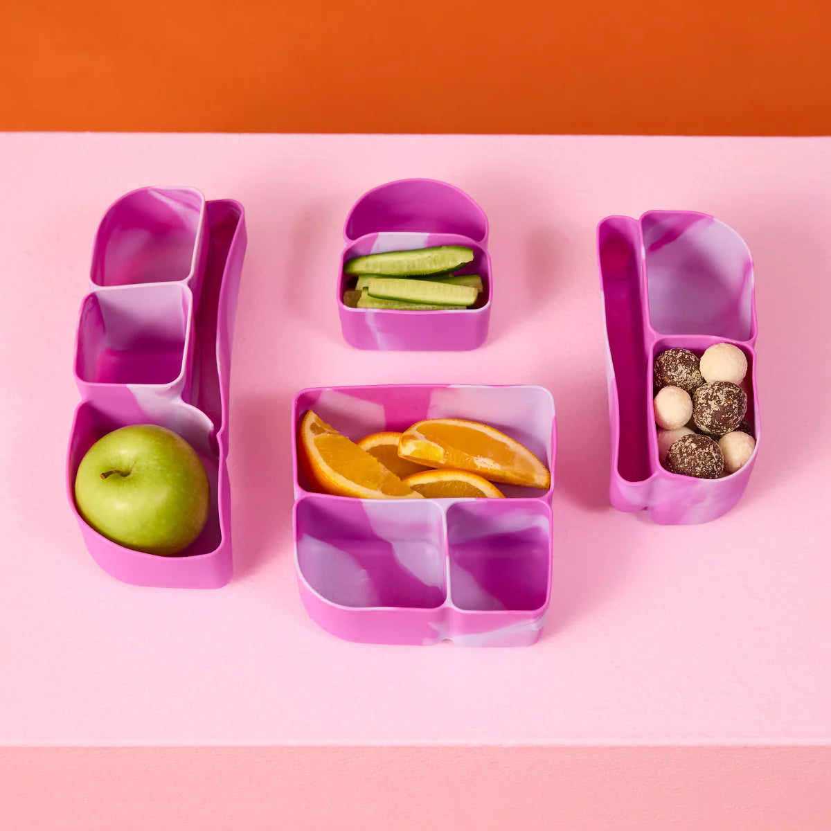 b.box silicone bento buddy - lunchbox - cosmic
