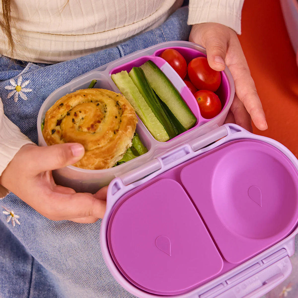 b.box silicone bento buddy - snackbox - cosmic