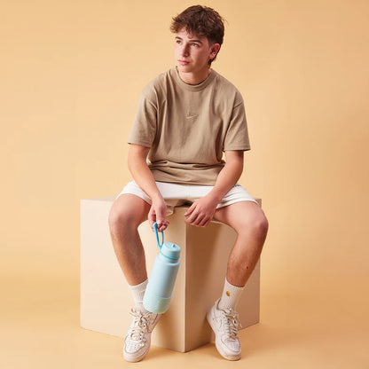 b.box Insulated Flip Top 1 Litre Bottle - Lagoon