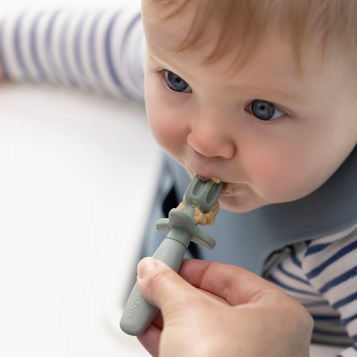 b.box weaning cutlery trio - sage