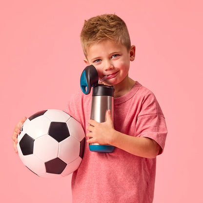 b.box Insulated Straw Bottle 500ml – Night Vision