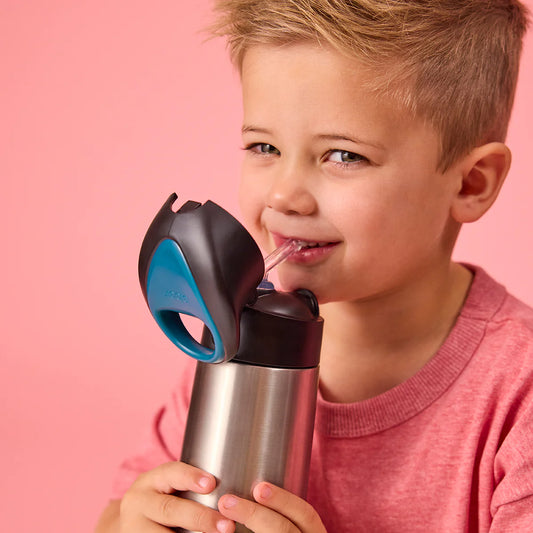 b.box Insulated Straw Bottle 500ml – Night Vision