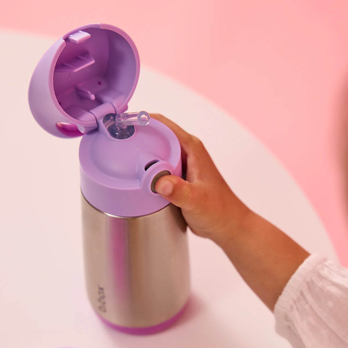 b.box Insulated Straw Bottle 500ml – Sugar Plum