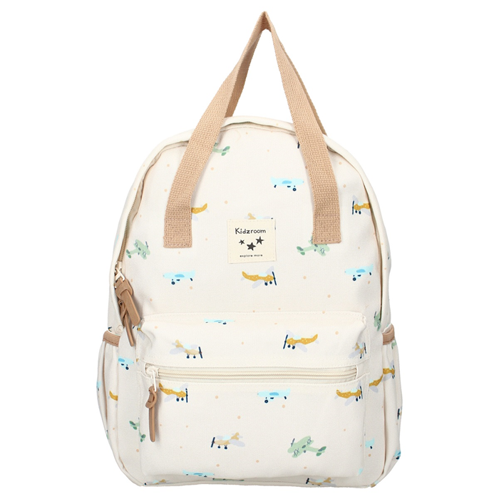 Backpack Small Talk - Beige Planes