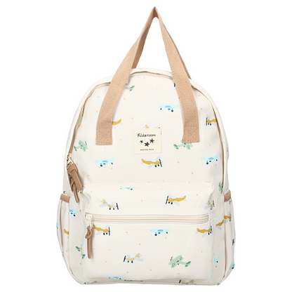Backpack Small Talk - Beige Planes